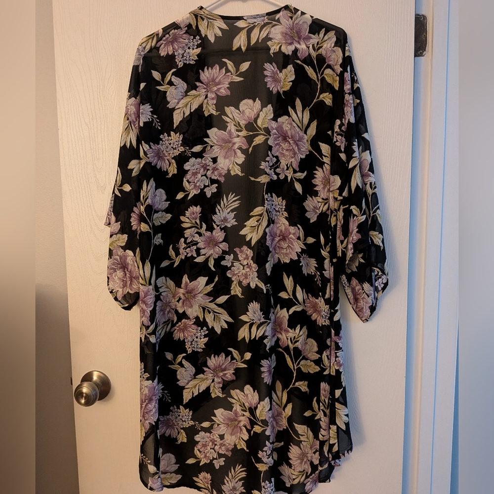 ☀️SALE! Floral Duster/Cover up/Kimono XS/Small